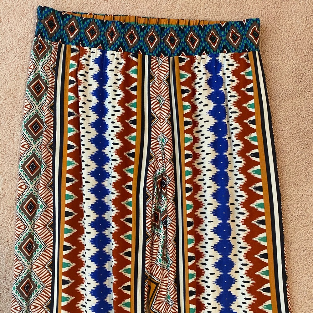 Printed Stretch Pants